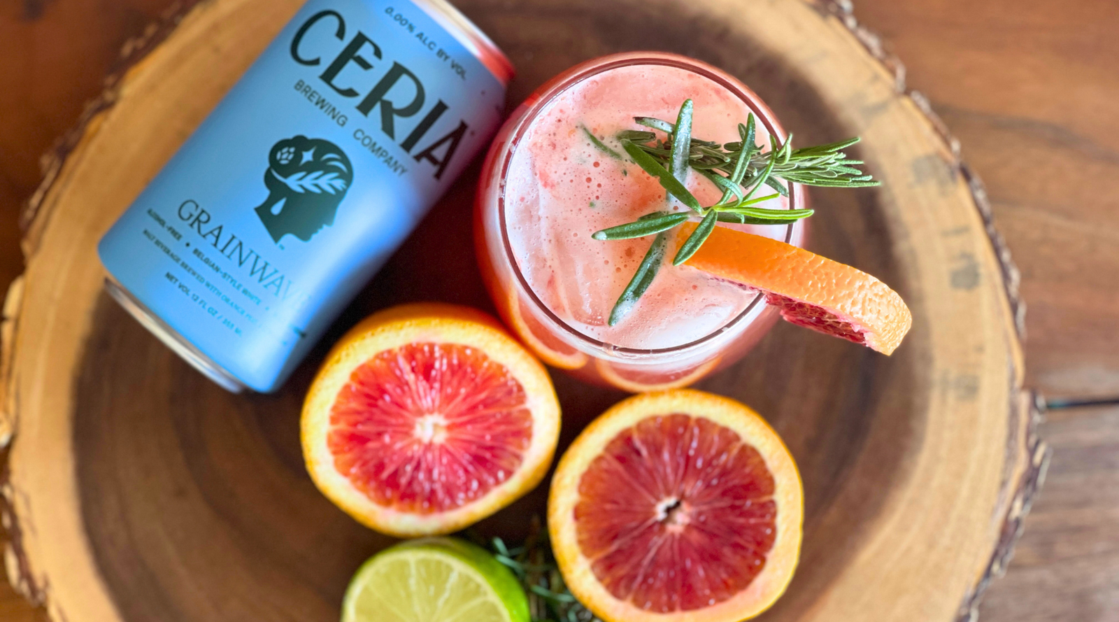 Recipe: Grainwave AF Blood Orange Spritzer