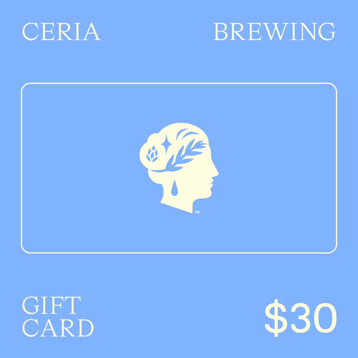 Ceria Brewing Company Gift Card